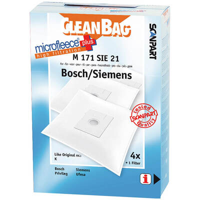 CLEANBAG Microfleece+ Dustbag Bosch/Siemens K 4+1
