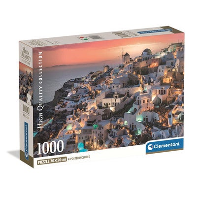 Puslespill 1000 Pcs CB High Quality Collection Shades Santorini