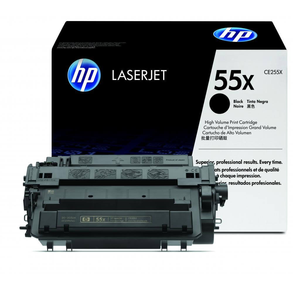 Toner CE255X 55X Svart