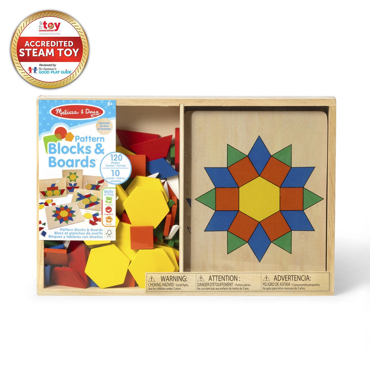 Wooden Pattern Blocks and Boards