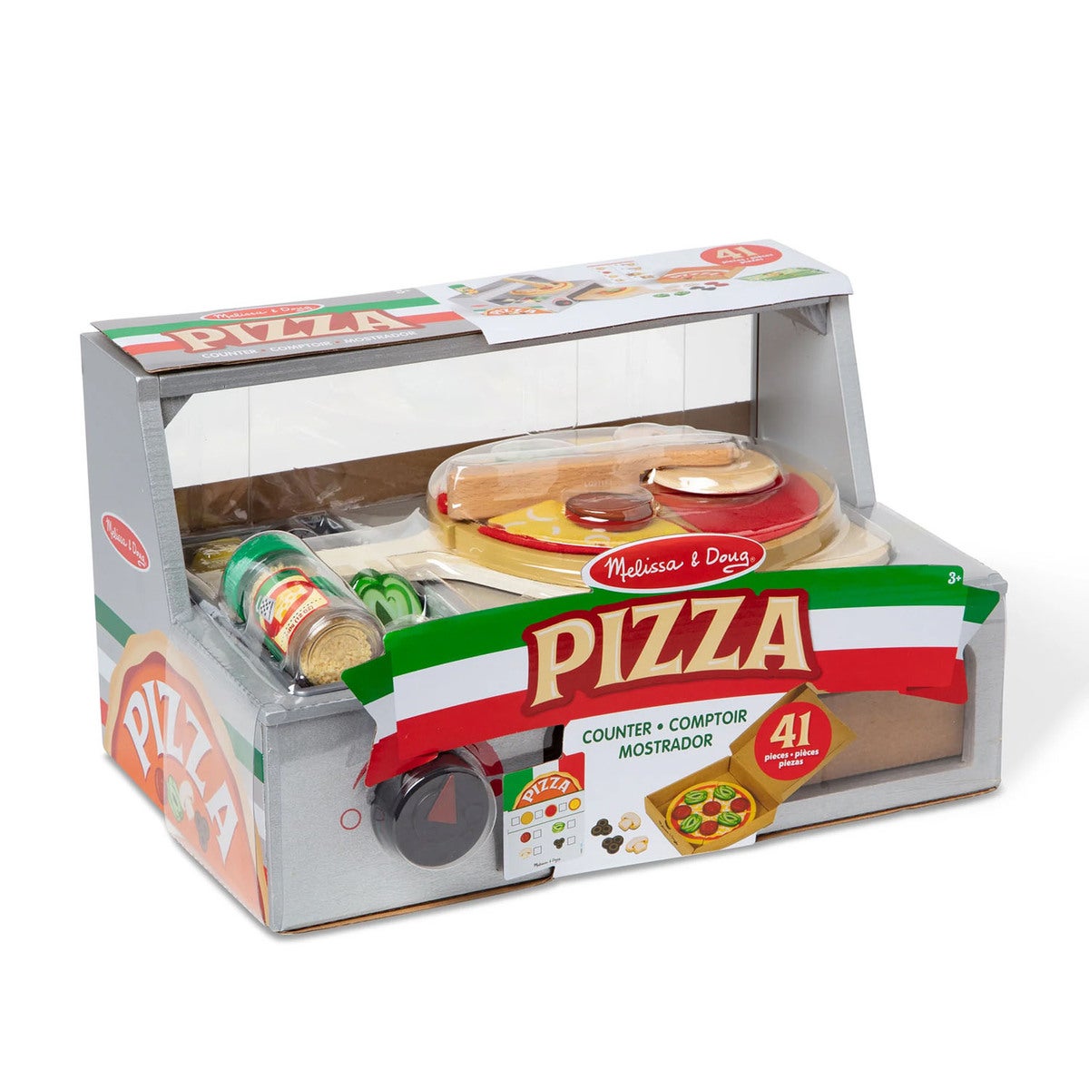 Wooden Playset Top and Bake Pizza Counter