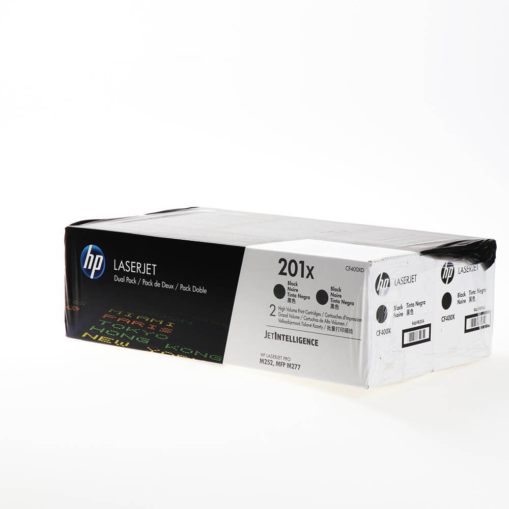 Toner CF400XD 201X Musta, 2-pakkaus