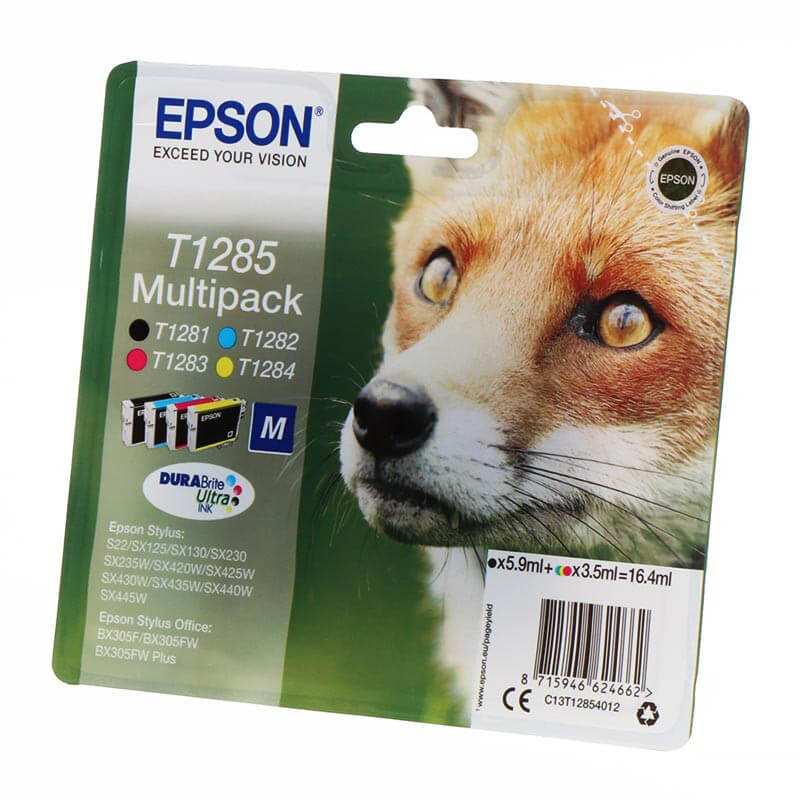 Blekk C13T12854012 T1285 Multipack Fox