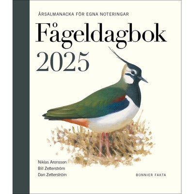 Fågeldagbok 2025: Årsalmanacka för egna noteringar