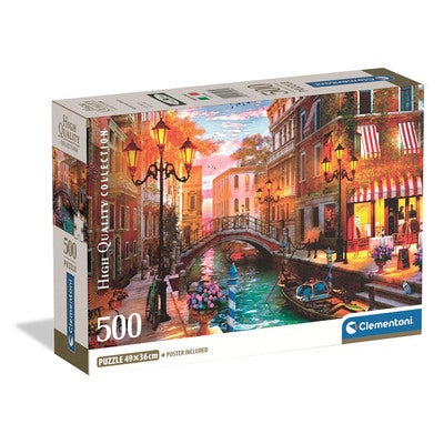 Puslespill 500 Pcs CB High Quality Collection Sunset Over Venice
