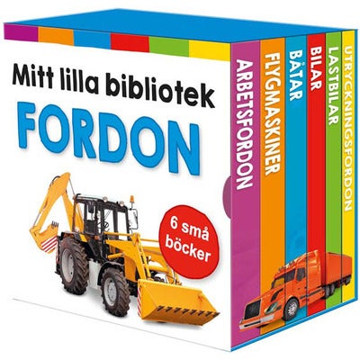 Mitt lilla bibliotek: Fordon - 6 små böcker