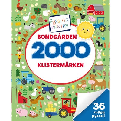 2000 klistermärken: Bondgården