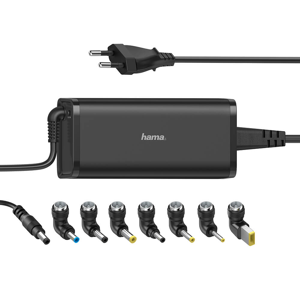 HAMA Laturi Notebook Universal 100-240V 15-19V/90W 8x Adapter