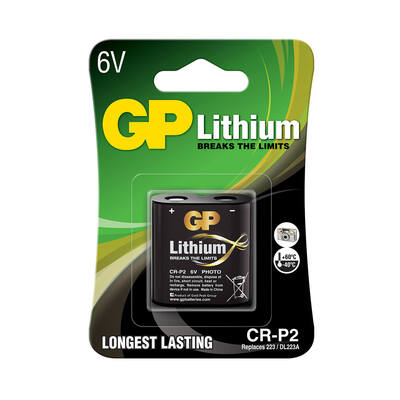 Battery Lithium CR-P2 1-Pack
