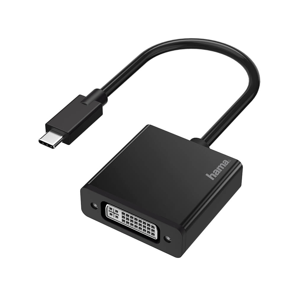 HAMA Adapter Video USB-C to DVI Ultra-HD 4K