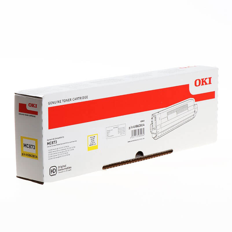 Toner 45862814 Gul Hög Kapacitet