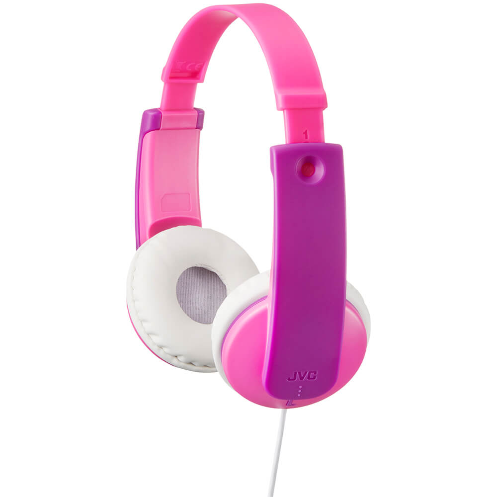 JVC KD7 Kids On-ear headphones with volume limiter 85dB Pink New