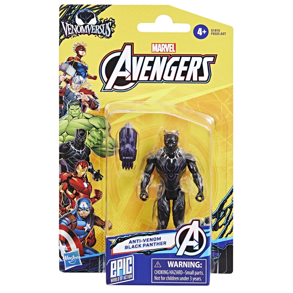 Avengers 4 Inch Venom Black Panther