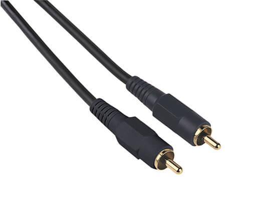 HAMA Audio Connecting Cable, RCA p lug - RCA plug, 0.75 m, digita
