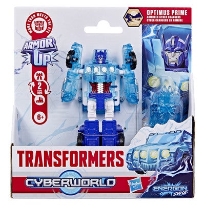 TRA Cyberworld 4in Armored Cyber change Optimus Offroad