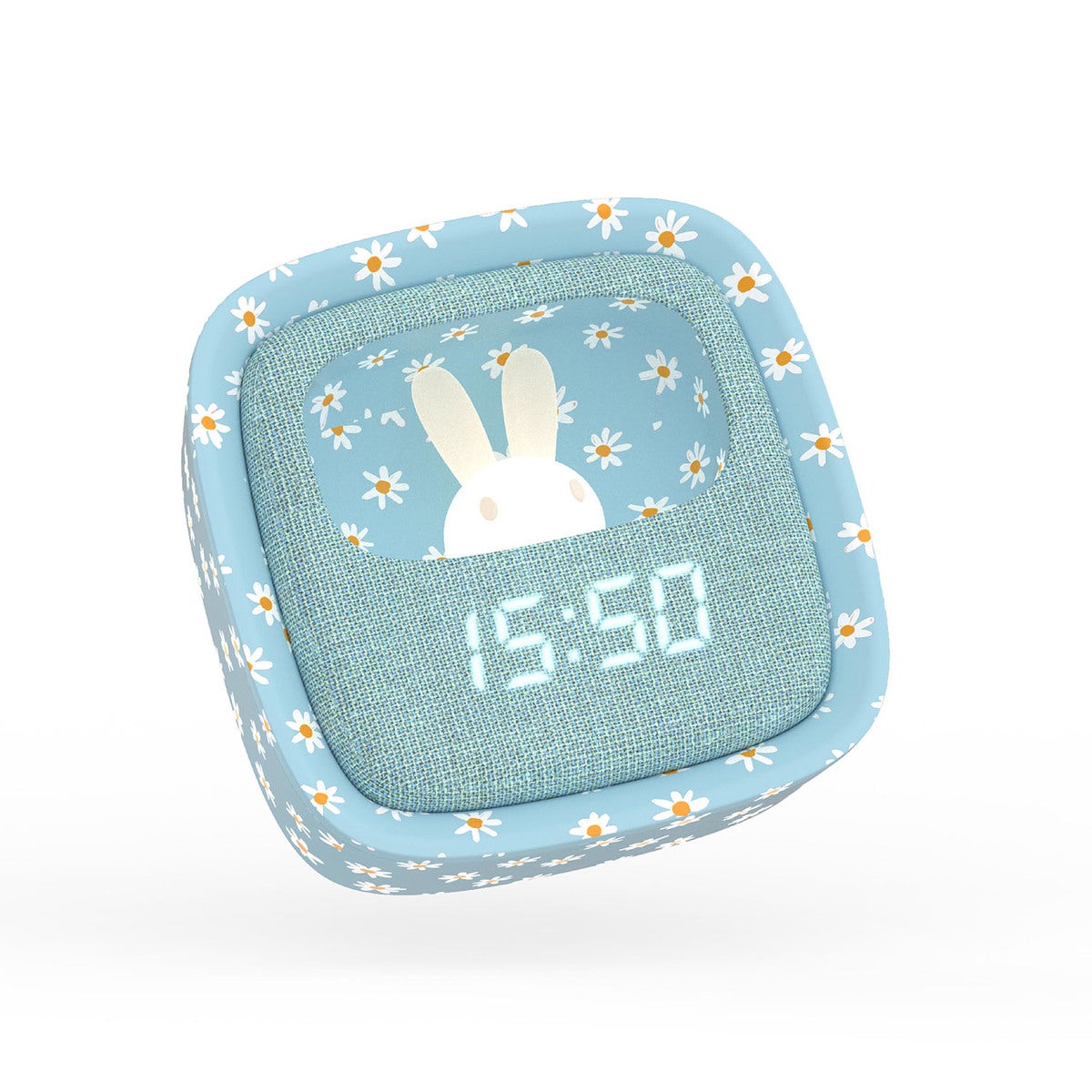 Alarm Clock with Light Billy Clock Blue Flower
