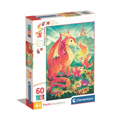 Puslespill 60 Pcs Noli A Dragon Family