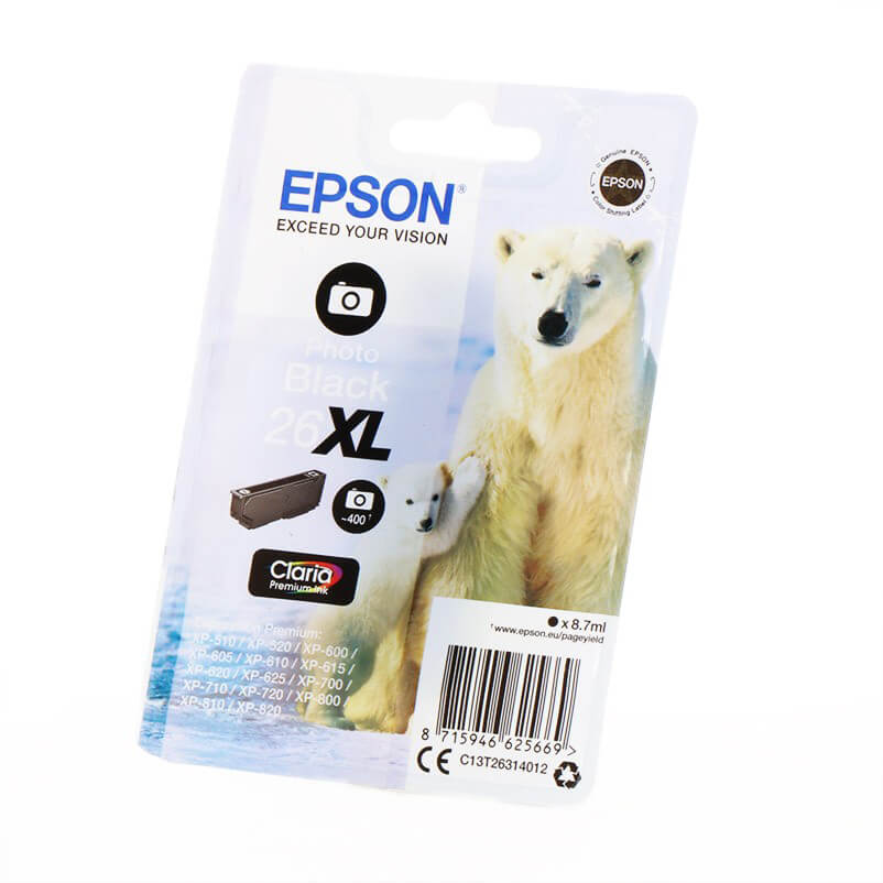 Blekk C13T26314012 26XL Fotosvart Polar Bear