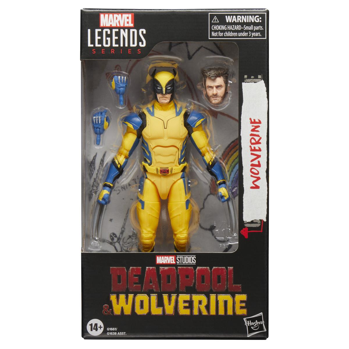 Legends Series Deadpool & Wolverine 6 Inch Figure, Wolverine 
