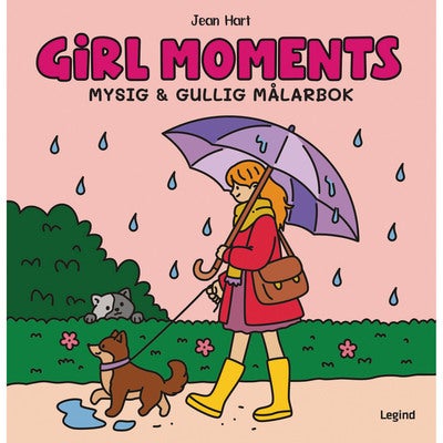 Målarbok: Cozy Girl Moments 