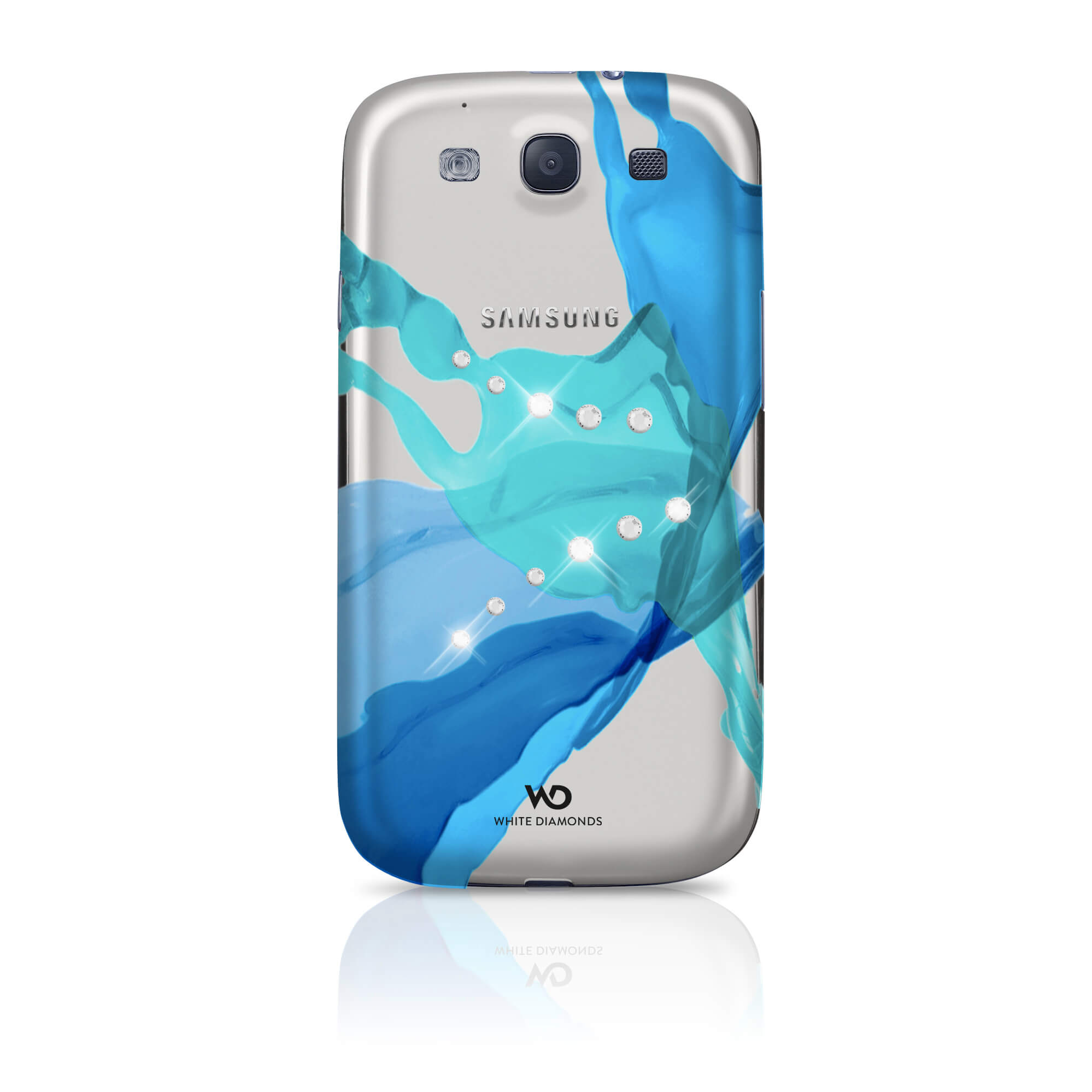 Liquids Mobile Phone Cover fo r Samsung Galaxy S III, blue
