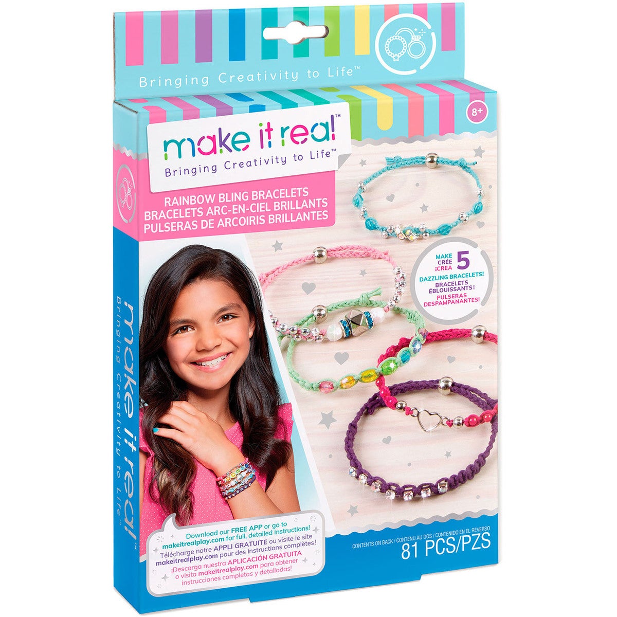 Armbånd Rainbow Bling Bracelets