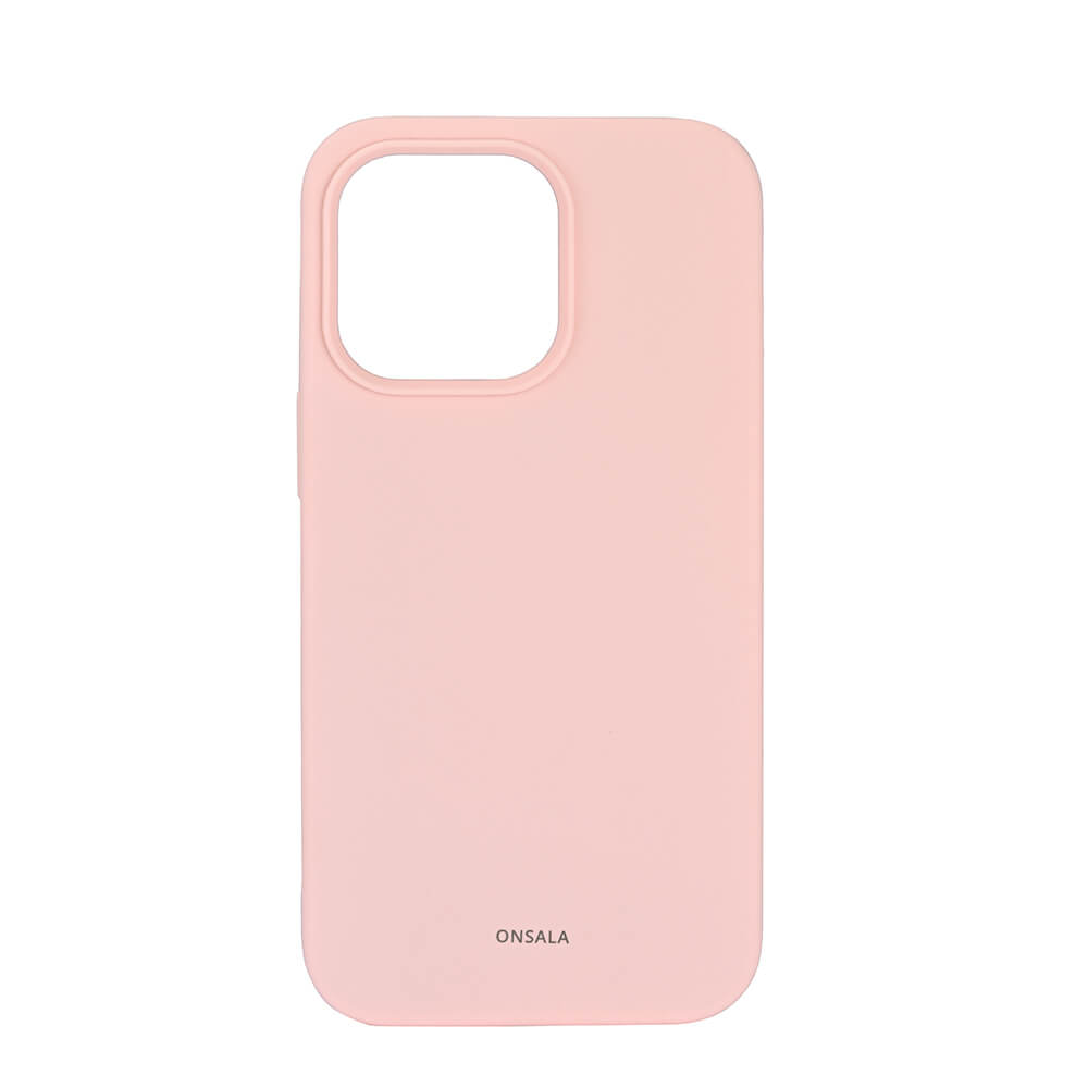 Phone Case Silicone Chalk Pink - iPhone 13 Pro