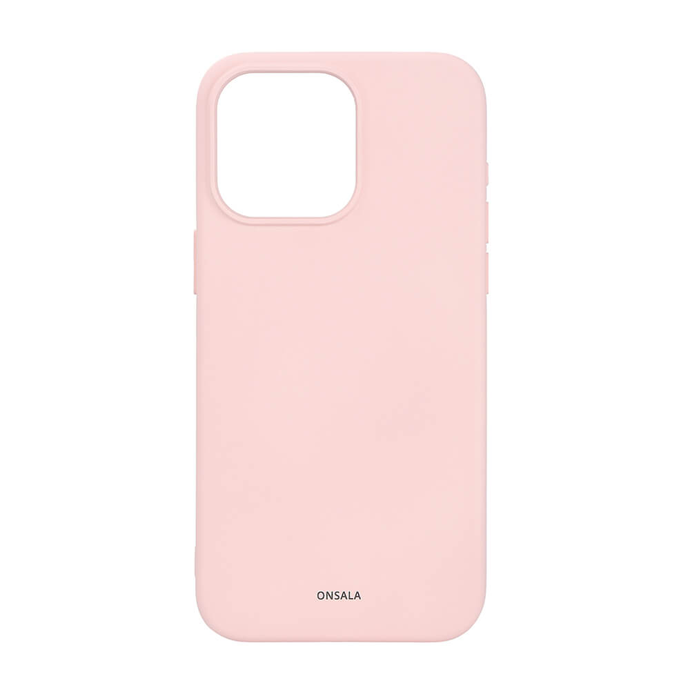 Phone Case with Silicone Feel MagSeries Chalk Pink - iPhone 15 Pro Max