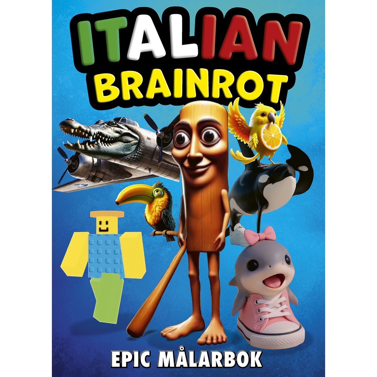 Epic Målarbok: Italian brainrot 