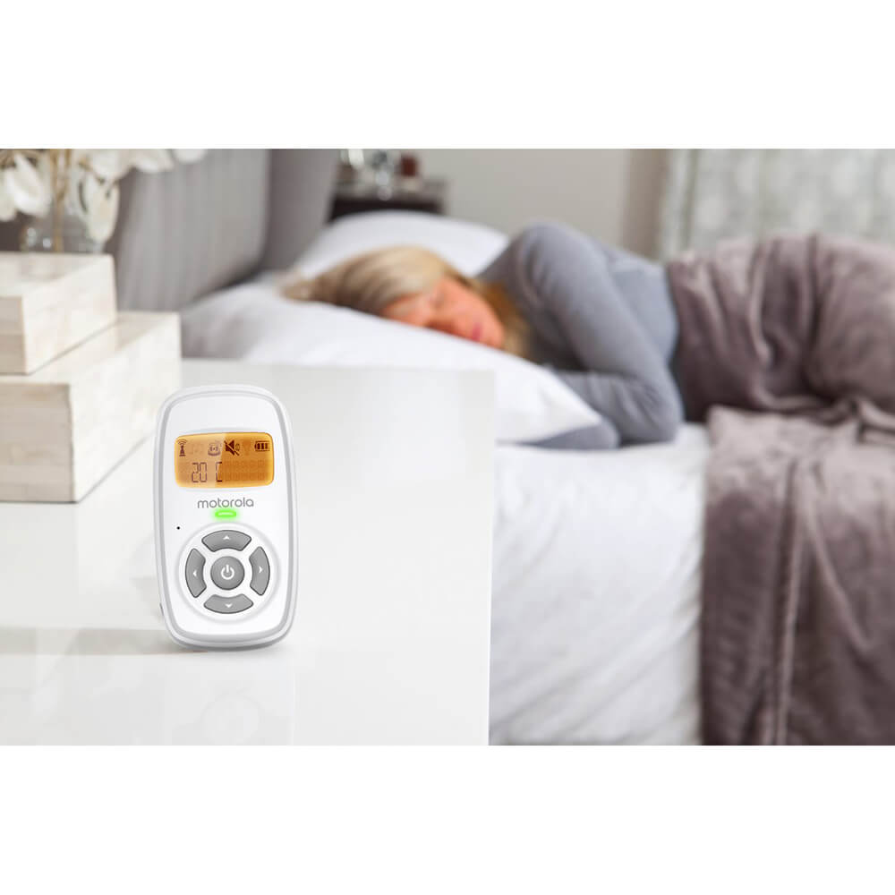 Motorola MBP24 Audio Baby Monitor with Room Temperature Display