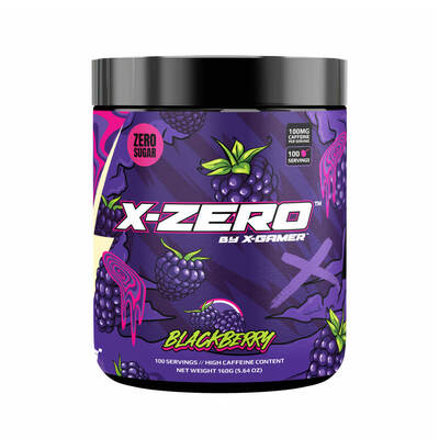 Energiajuomajauhe X-Zero 160 gram Blackberry