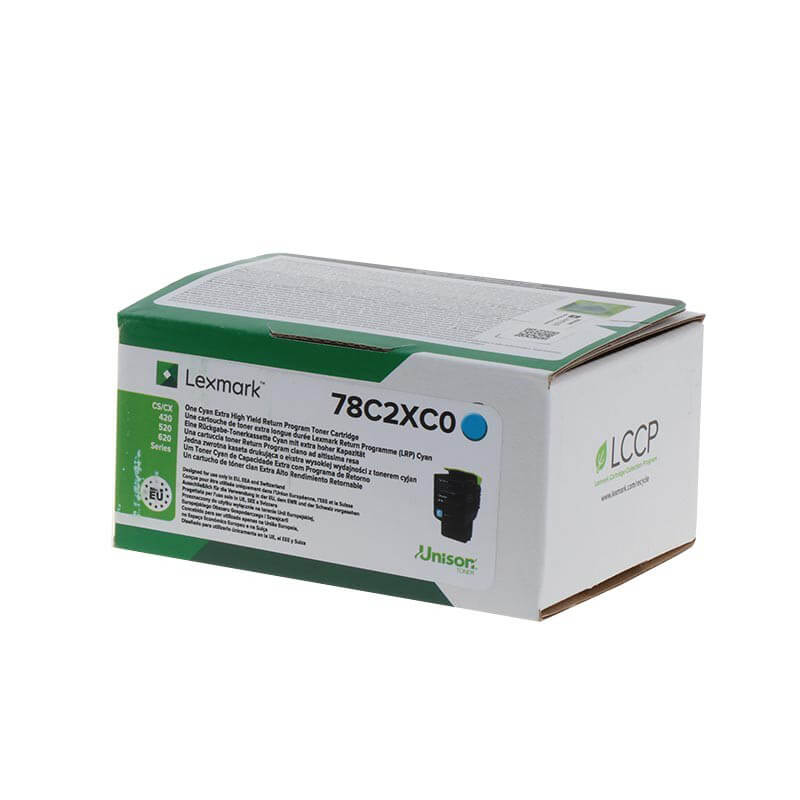 Toner 78C2XC0 Cyan Extra High Yield, Return