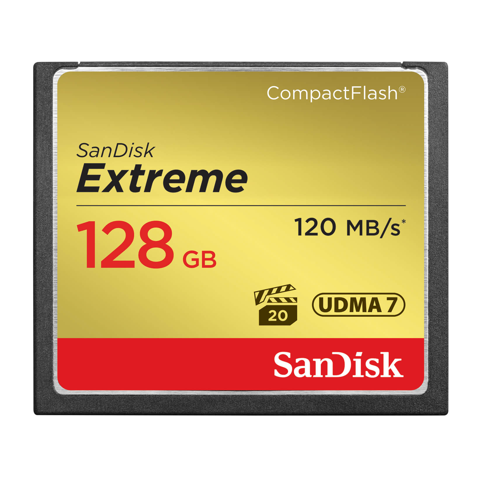 SANDISK Memorycard CF Extreme 128GB 120MB/s UDMA7