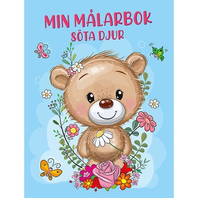 Min målarbok: Söta djur