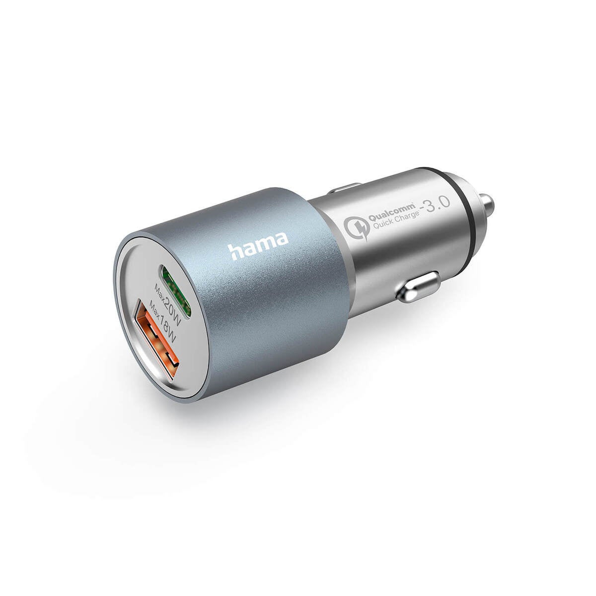 Car Charger USB-C USB-A PD 38W Metal