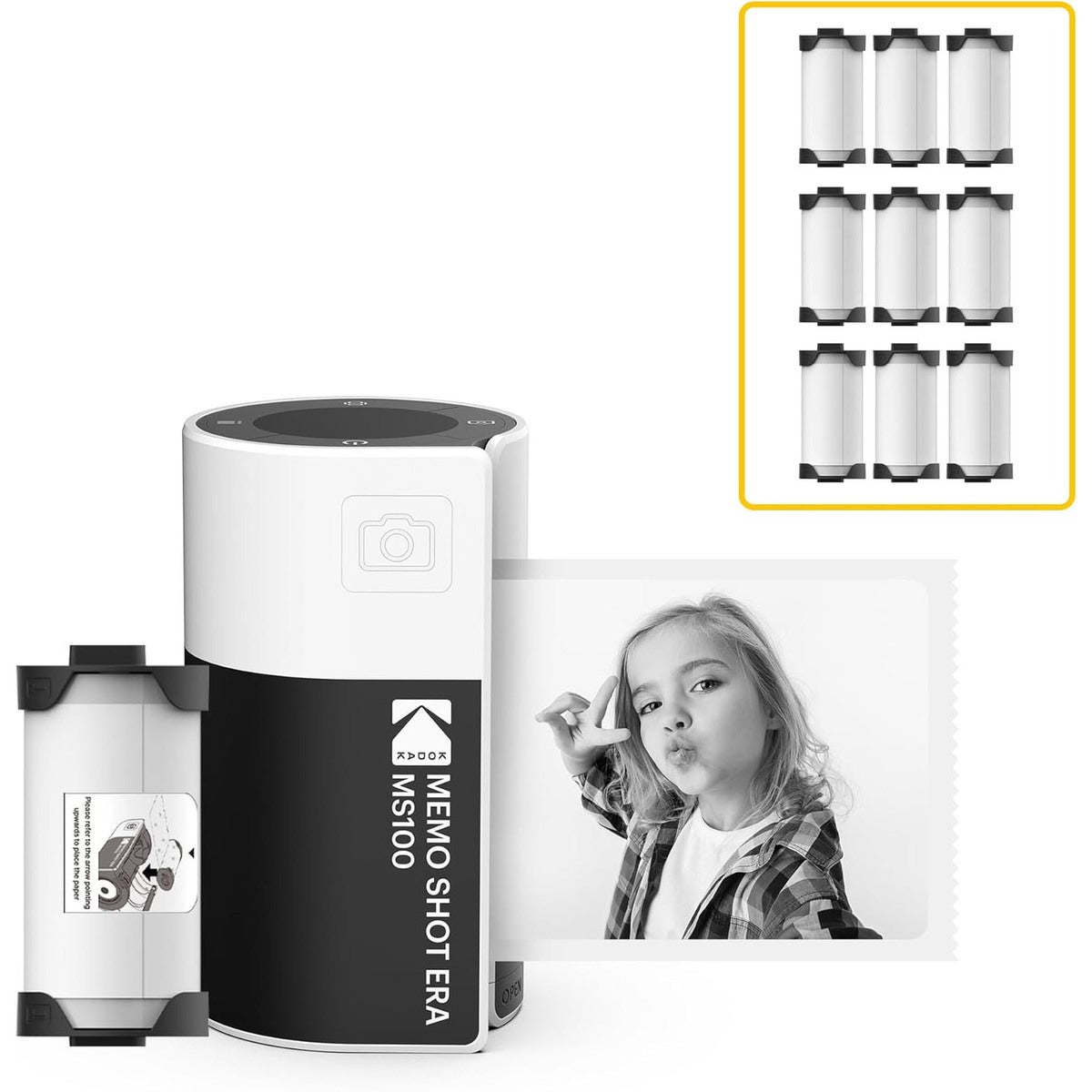 Pikafilmikamera Memo Shot MS100 Bundle Valkoinen