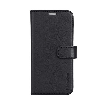 Wallet Case Anti Radiation PU MagS RFID Black - iPhone 15 Pro