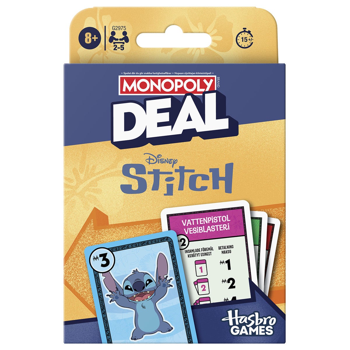 Brädspel Monopoly Deal Stitch (SE/FI)