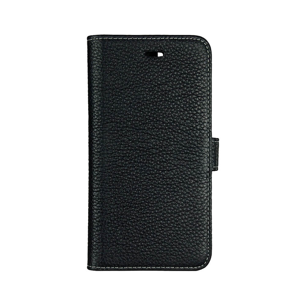 Genuine Leather iPhone 7 / 8 Wallet Case - Black