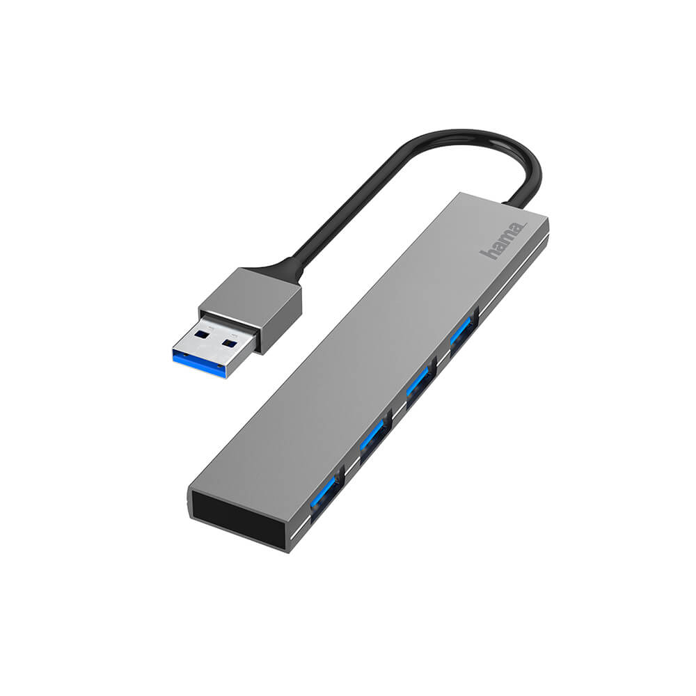 HAMA Hub USB-A 3.0 4x Ports 5 Gbit/s