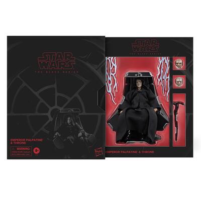 The Black Series 6 Inch Figure Emperor Palpatine & Throne