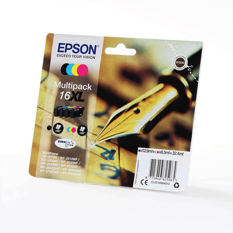 Ink C13T16364012 16XL Multipack, Pen and Crossword
