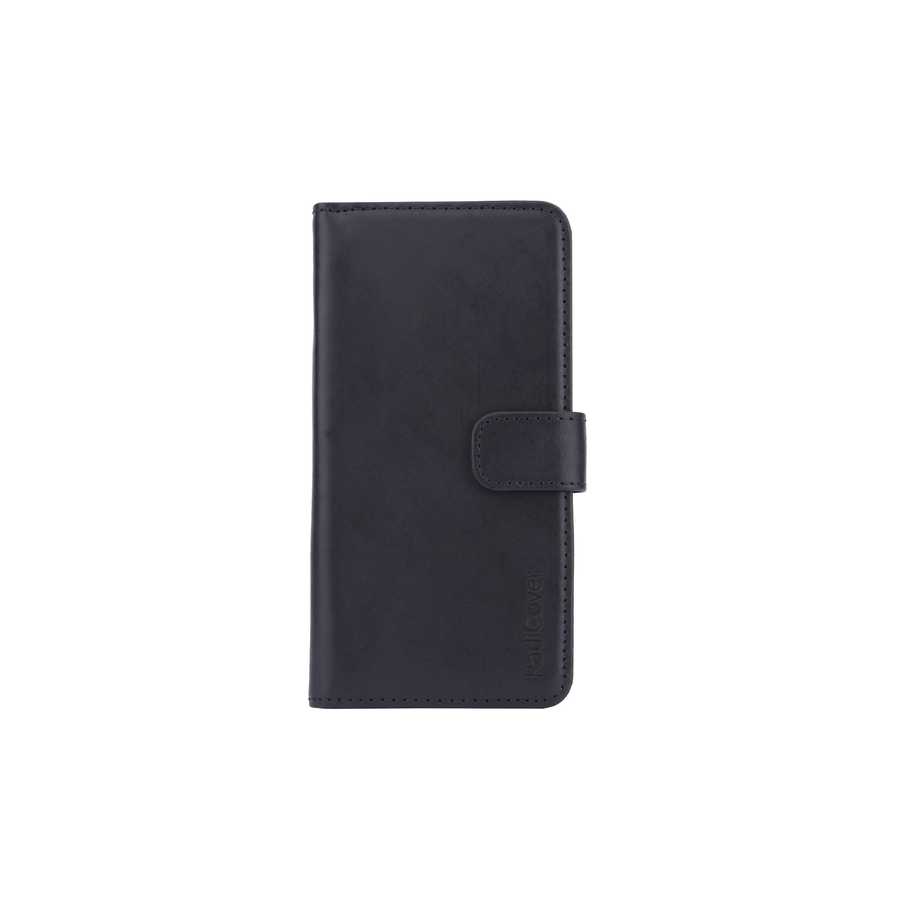 RADICOVER Säteilysuojattu Lompakko Nahka Universal Medium 5-5,4" 2in1 Magneetti Musta