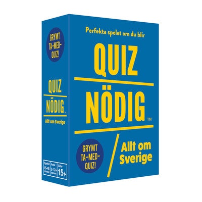 KYLSKÅPSPOESI Quiznödig - Allt om Sverige (SE)