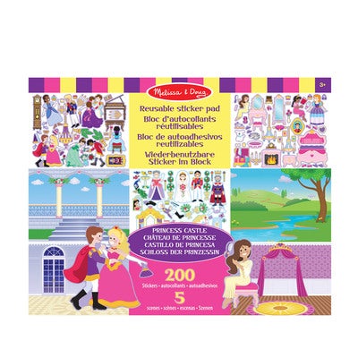 Reusable Sticker Pad Princess Castle
