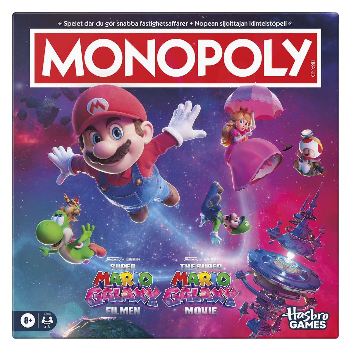 HASBRO Monopoly Super Mario Movie 2 (SE/FI)