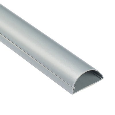 Kaapelikanava 50x25 Puolipyöreä Harmaa 1.5m