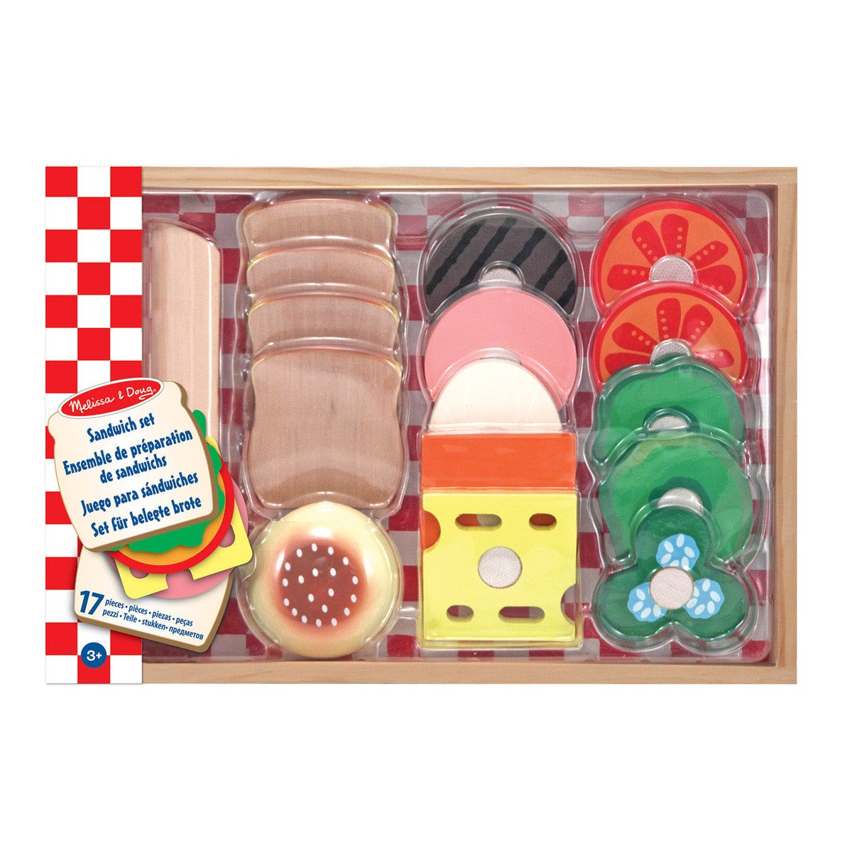 Wooden Sandwich Making Play Set