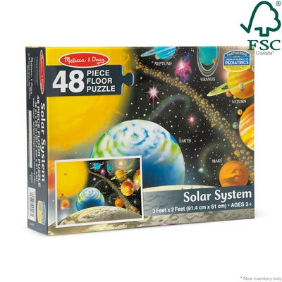 Gulvpuslespil 48 pcs Solar System