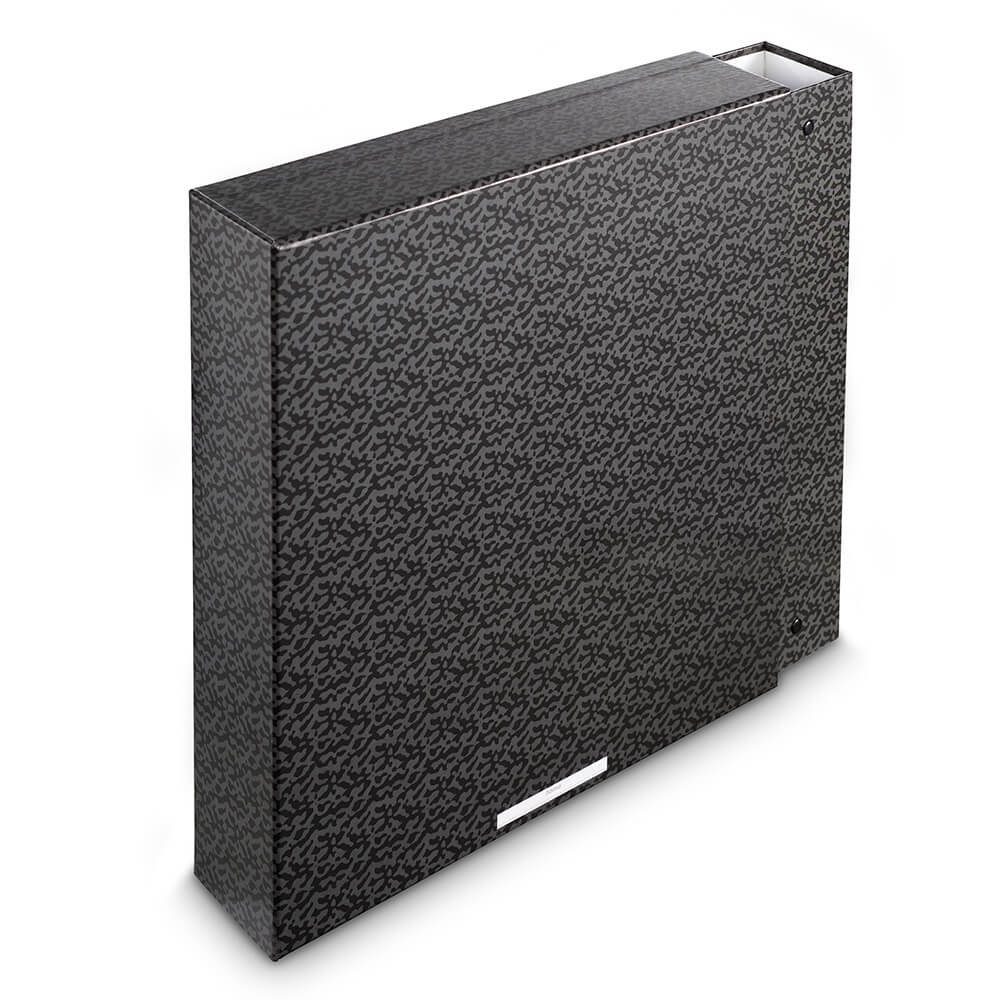 HAMA Folder 4-D Ring Mechansim Black/Grey